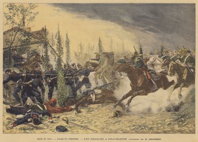 Os dragões em Gravelotte de Emile Brisset