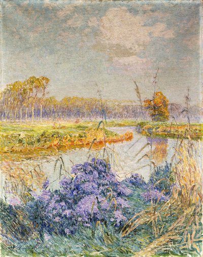 La Lys - De Leie, C. 1902 de Emile Claus