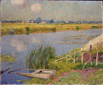 Os bancos de lírio, 1912 de Emile Claus