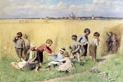 A rota para a escola de Emile Claus