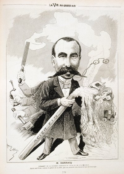 Pierre-Alexander Darracq, fabricante francês de automóveis, 1901 de Emile Cohl