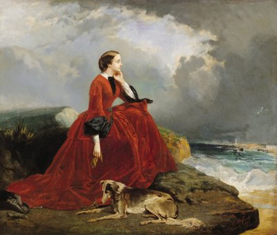 Imperatriz Eugenie 1826-1920 em Biarritz. de Emile Defonds