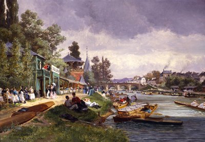 Joinville Le Pont, 1873 de Emile Edme Laborne