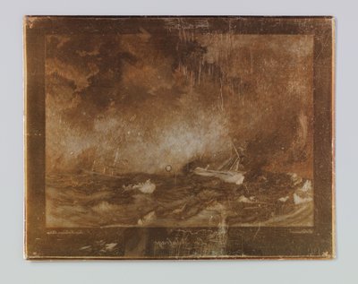 Naufrágio Le Naufrage de Emile Frédéric Salmon (signed by artist)