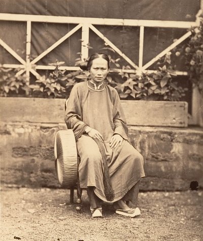 Mulher anamita, Saigon, Cochinchina, 1866. de Emile Gsell
