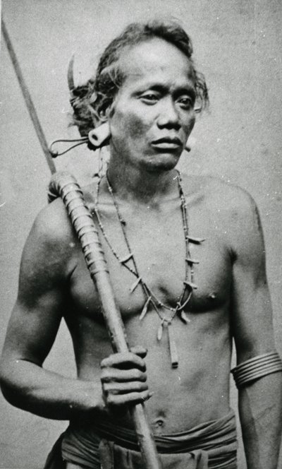 Chefe tribal vietnamita ou cambojano, c.1870s de Emile Gsell