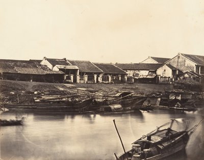 Vista da Folha Chinesa de Cholen nº 4, 1866. de Emile Gsell