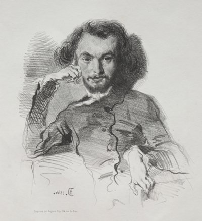 Charles Pierre Baudelaire, 1844. de Emile Isidore Deroy