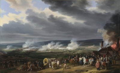 A batalha de Jemappes. 1821 de Emile Jean Horace Vernet