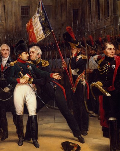 Adeus de Napoleão à Guarda Imperial, 20 de Abril de Emile Jean Horace Vernet