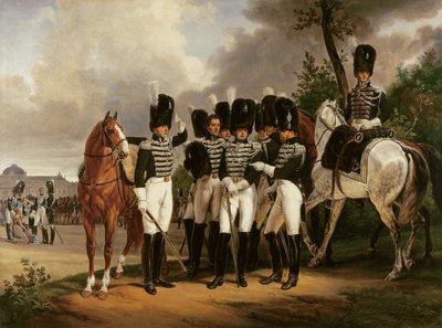Retrato do general marquês de Talhout-Roy, 1818-19 de Emile Jean Horace Vernet