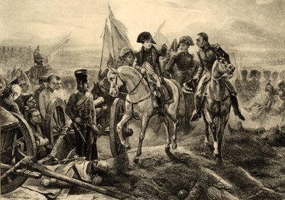 A Batalha de Friedland, 14 de junho de 1807 (lito) de Emile Jean Horace Vernet