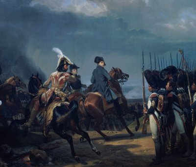 A batalha de Iena, 14 de outubro de 1806 (para detalhes, ver 70309) de Emile Jean Horace Vernet
