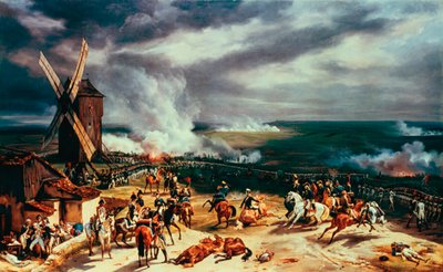 A Batalha de Valmy, 20 de setembro de 1792, 1826. de Emile Jean Horace Vernet