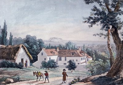 "O Hermitage" em Montmorency de Emile Jean Horace Vernet