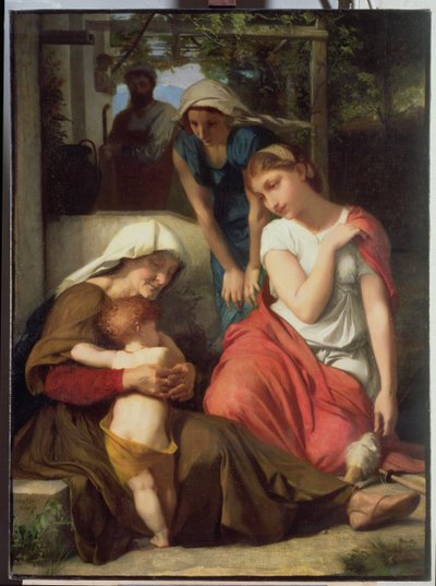 Rute e Naomi, 1859 de Emile Levy