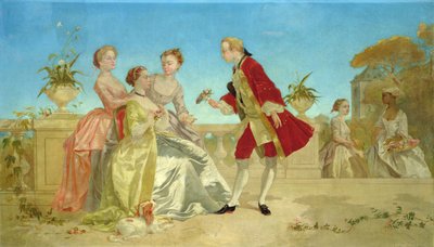Uma visita à sua noiva de Emile Loubon