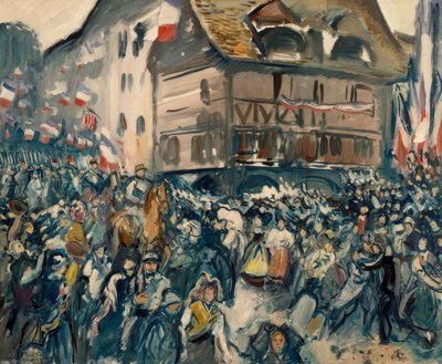 Entrada dos franceses em Estrasburgo, 27 de Novembro de 1918 de Emile Othon Friesz