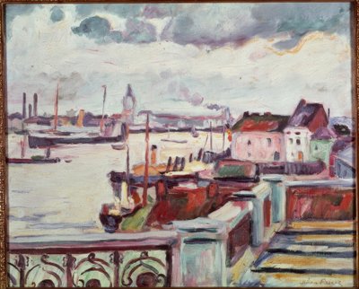O Porto de Antuérpia de Emile Othon Friesz
