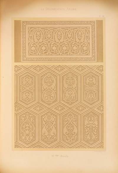 Mesquita da Catedral de Qous, 1885 de Emile Prisse dAvennes
