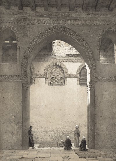 Mosquee DAhmed-Ibn-Toulon, gravado por Philippe Benoist (1813-1905) 1877 de Emile Prisse dAvennes