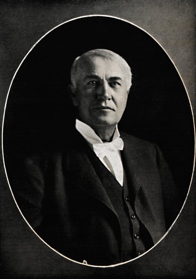 Thomas Edison, o Mago do Ocidente, c1880s, 1914. de Emilie Bieber