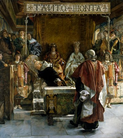 A Expulsão dos Judeus da Espanha (no ano de 1492), 1889 de Emilio Sala Francés