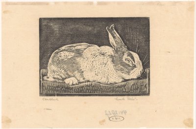 Coelho de Emilius Wilhelmus Dehé (signed by artist)