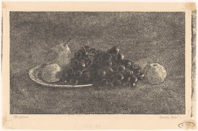 Tigela com uvas e outras frutas de Emilius Wilhelmus Dehé (signed by artist)