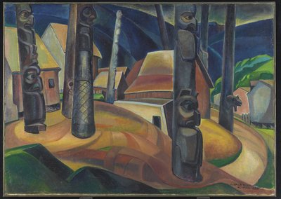Aldeia Kispiax de Emily Carr