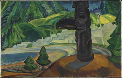 Skidegate, Ilha Graham, Columbia Britânica de Emily Carr