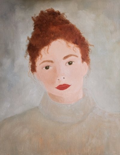 Retrato de uma ruiva serena de Emily Tingey