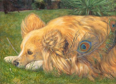 Jealous Jessie, 1861 (wc sobre traços de lápis aumentados com bodycolour e arranhar) de Emily and Hunt, William Holman Hunt