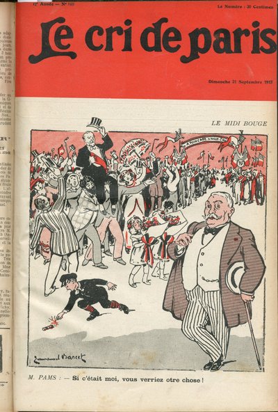 Capa do "Le Cri de Paris". de Emmanuel Barcet