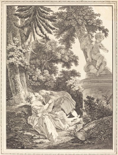 A noite de Emmanuel Jean Nepomucène de Ghendt after Pierre Antoine Baudouin