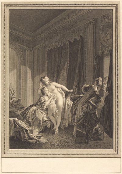 Le soir de Emmanuel Jean Nepomucène de Ghendt after Pierre Antoine Baudouin