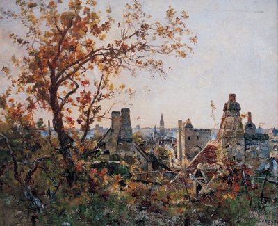 Beaulieu-lès-Loches, Outubro de 1886 (pintura) de Emmanuel Lansyer