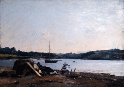 Foz do rio, 1868. de Emmanuel Lansyer