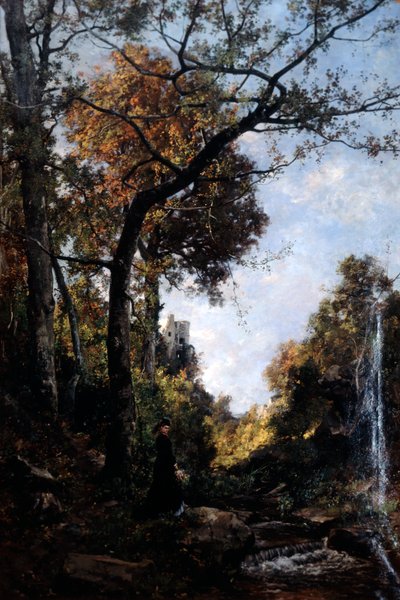 A caminhada do outono, 1869. de Emmanuel Lansyer