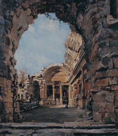O templo de Diana, Nîmes de Emmanuel Lansyer