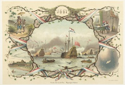 A Viagem a Chatham e a captura do Carlos Real, 1667 de Emrik and Binger