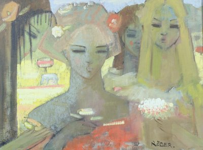 A Field of Yellow, 2001 (óleo sobre tábua de lona) de Endre Roder