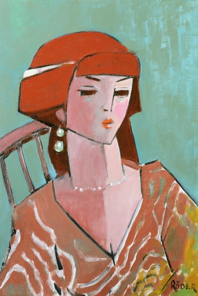 Carole R, 2007 (óleo sobre tela) de Endre Roder