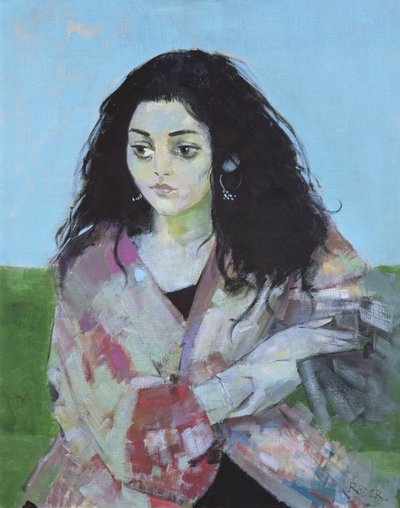 Divia (óleo sobre tela) de Endre Roder