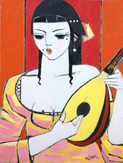 Mandolim, 2008 (óleo sobre tela) de Endre Roder