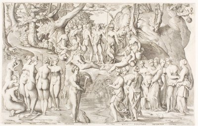 A disputa entre as musas e as filhas de Pierios no Parnassus de Enea Vico