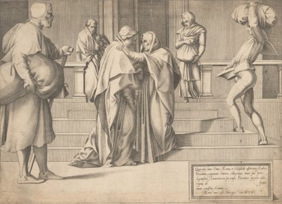 A Visitação, 1561. de Enea Vico.