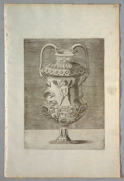 Vaso (Placa 9 de uma Série) de Enea Vico