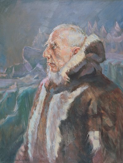 Retrato de Roald Engelbert Amundsen (Borge de Engerbratsen Engerbratsen