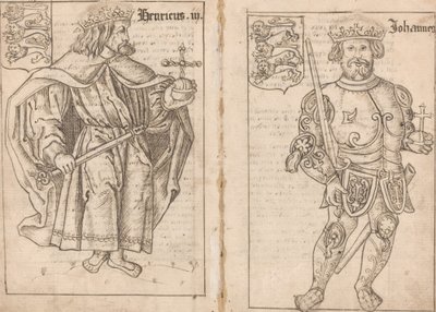 Rei João [lado direito] de English 16th Century